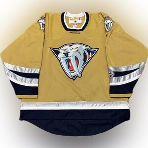 Nashville Predators “Mustard Cat” Blank KOHO NHL Hockey Jersey Size XL